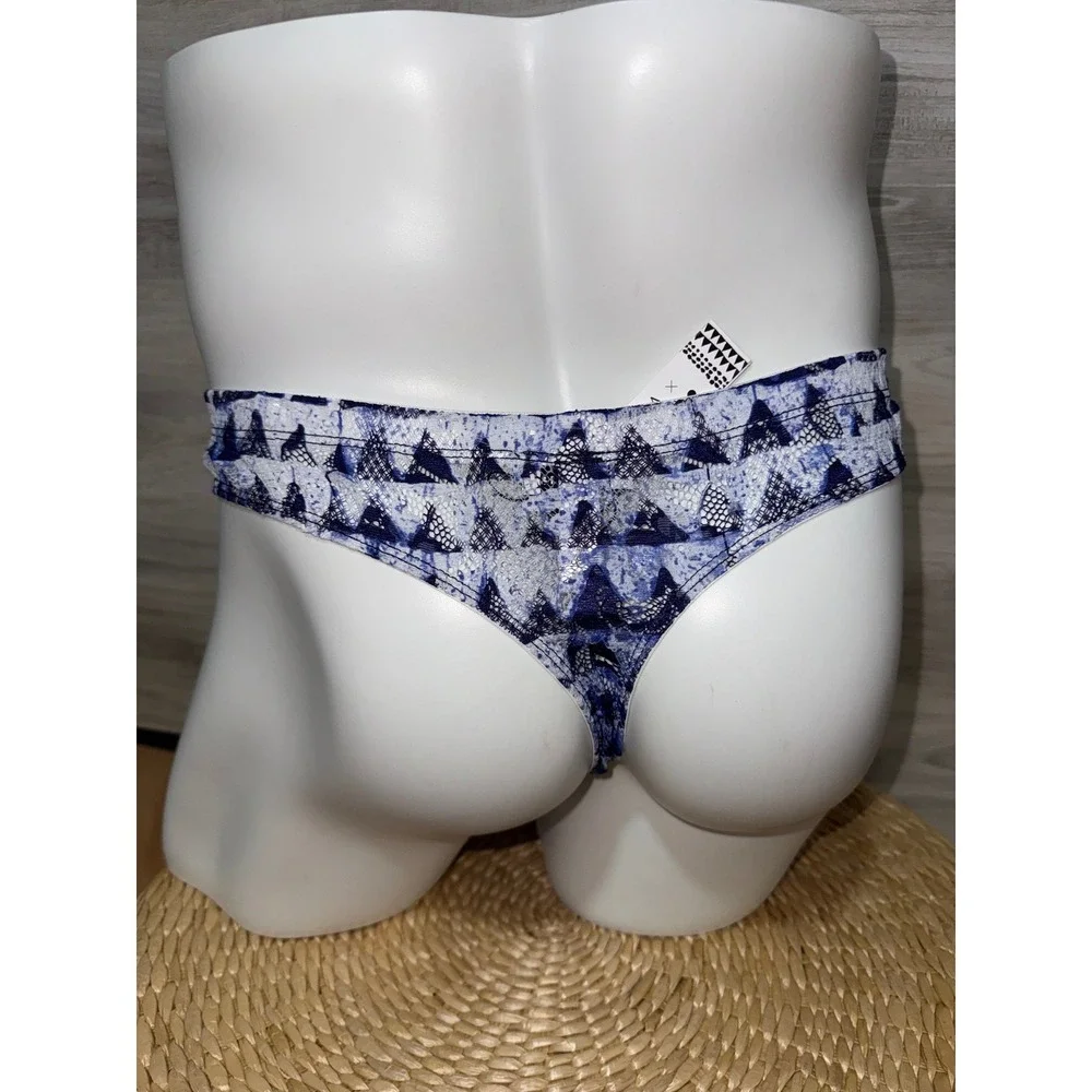 CosaBella Men's Printed Lace G-String Thong Sexy Sheer Designer Underwear S‎ NEW